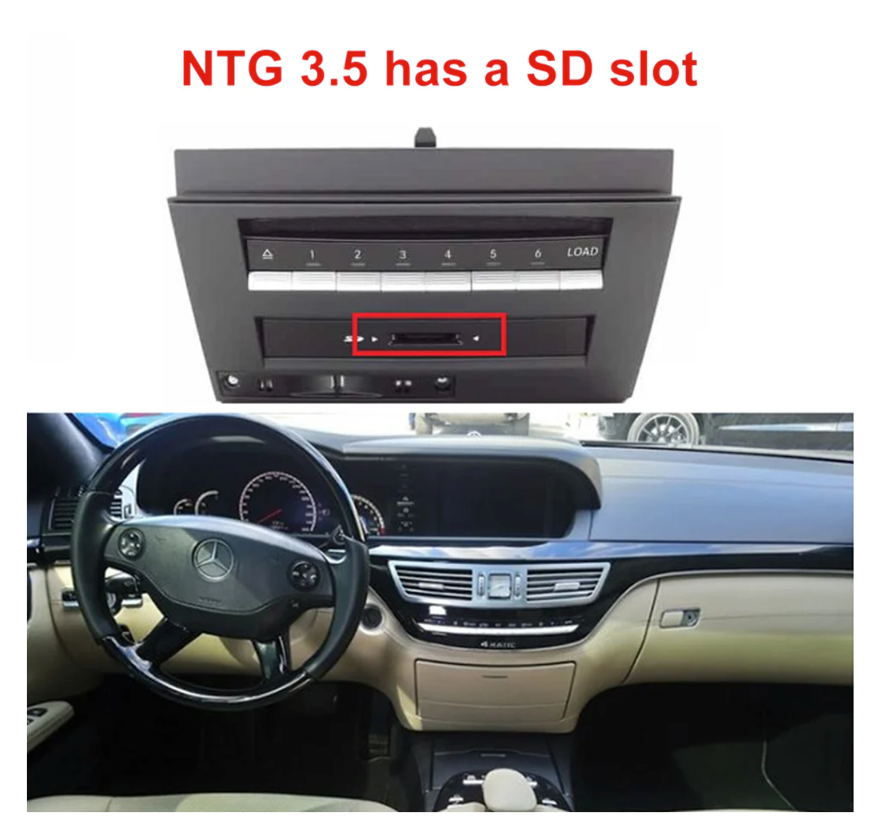 Mr12Volt Mercedes NTG 3.5 MOST Bus Apple CarPlay & Android Auto Interface (W216 & W221)