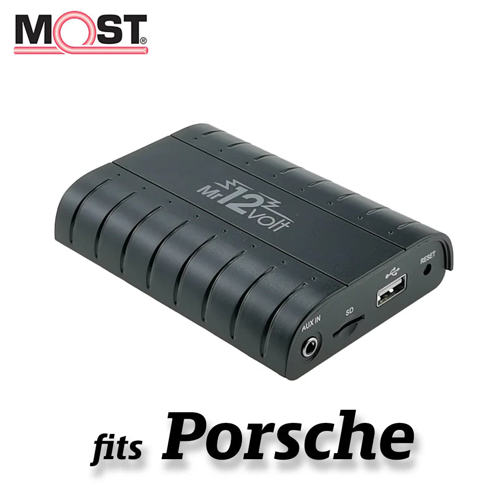 Mr12volt P600 Porsche PCM 2.0 / 2.1 & CDR 23 / 24 Bluetooth Interface MOST Bus