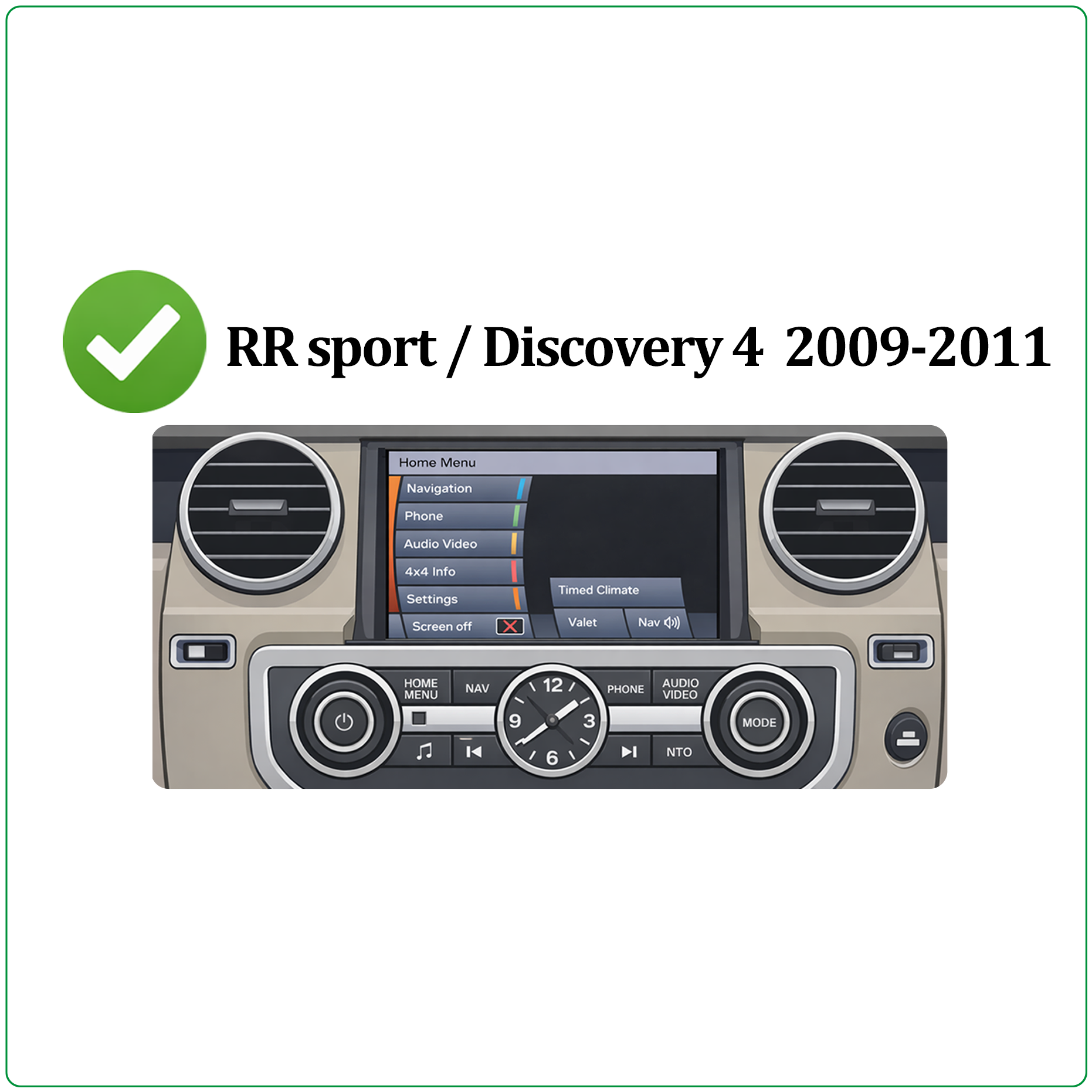 Mr12volt Land Rover Discovery 4 & Range Rover L320 Denso MOST Bus Apple CarPlay & Android Auto Interface (2009-2011)