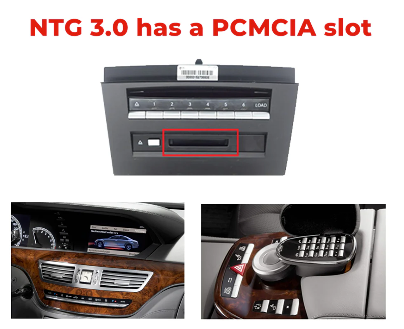 Mr12Volt Mercedes NTG 3.0 MOST Bus Apple CarPlay & Android Auto Interface (W216 & W221)