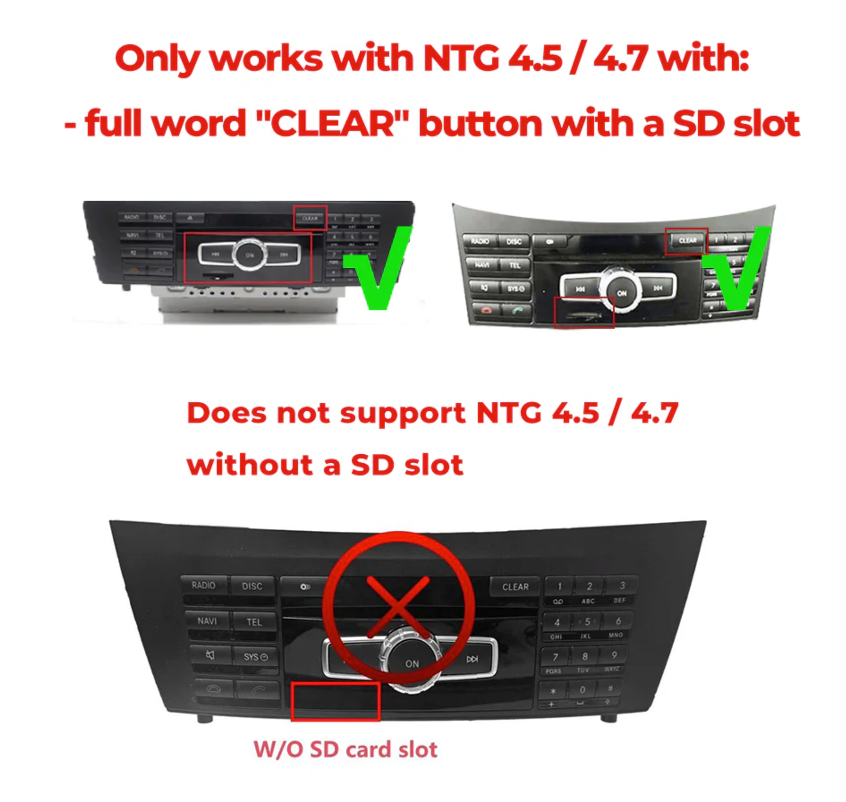 Mr12Volt Mercedes NTG 4.5 4.7 MOST Bus Apple CarPlay & Android Auto Interface