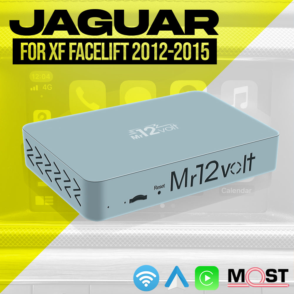 Mr12Volt Jaguar MOST Bus Apple CarPlay & Android Auto Interface (XF Facelift 12-15)