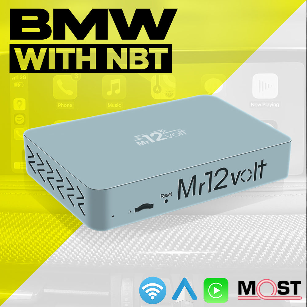 Mr12Volt BMW NBT MOST Bus Apple CarPlay & Android Auto Interface